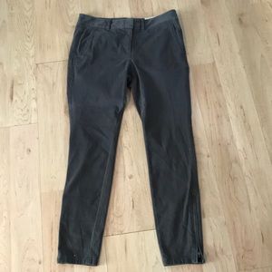 Ann Taylor Marisa skinny ankle gray chinos size 6
